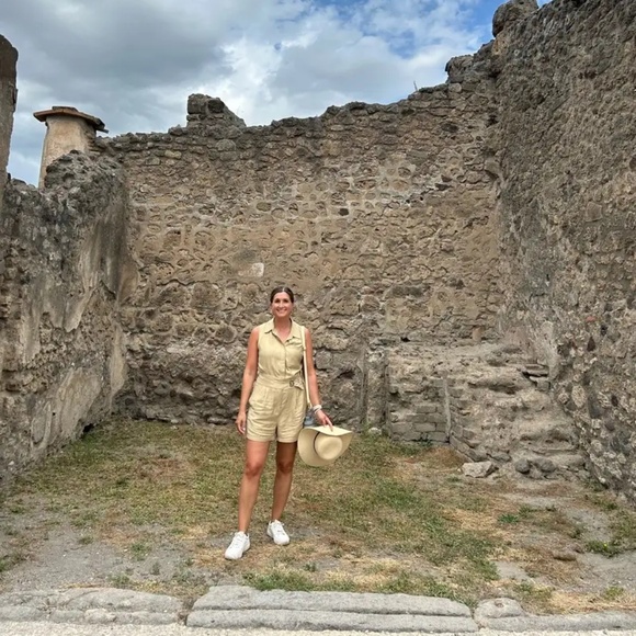 Jason‎ Wu X RTR Tan Belted Romper Size 2 - Picture 7 of 15